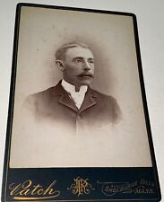 Rare Antique Victorian American ID'd Sereno Howes Farmer MA Cabinet Photo US picture