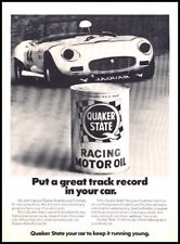 1976 Quaker State Racing Jaguar XKE Vintage Advertisement Print Car Art Ad D179 picture
