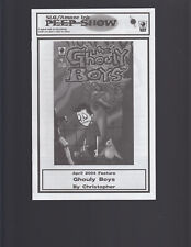 SLG / AMAZE INK PEEPSHOW v3 #2 (Ghouly Boys Ashcan Preview, Newsletter) NM 2004 picture