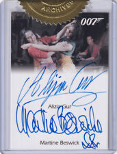 2009 James Bond Dual Autograph Dealer Incentive Card signed by Gur and Beswick picture