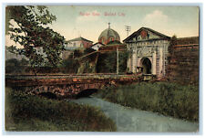 1907 Parian Gate Walled City Intramuros Manila Philippines Antique Postcard picture