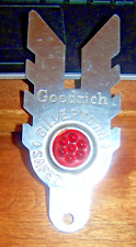 GOODRICH SILVERTOWN SAFETY LEAGUE LKICENSE PLATE TOPPER picture