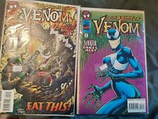 VENOM # 2 & 3 (1995) 1ST ANN WEYING AS SHE-VENOM    DIRECT EDITIONS  picture