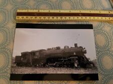 AAOY VTG 7X5 B&W Railroad Train Locomotive Engine #189 picture