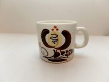 Vintage Lapid Israel Hand Painted Pottery Mug Signed picture