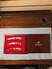 Winchester 2007 limited edition set of three knives with wood case picture