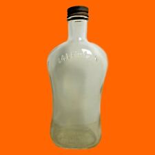 Mifflin Chemical Corp. Vintage 12 oz. Clr Glass Bottle With Cap 1930's, 8-1/4