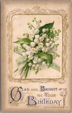 1915 Winsch HAPPY BIRTHDAY Embossed Postcard 