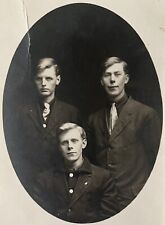 c1910 Brothers, Swenson Studio, Rushford, MN Antique Real Photo Postcard RPPC picture