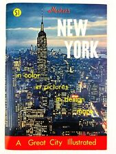 1968 Nester's New York in Color Photos Brochure Vintage Guide Map *P3 picture