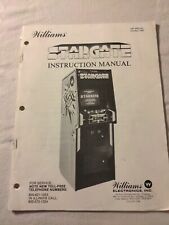 Williams STARGATE Arcade Video Game INSTRUCTION Manual -minor water spots picture