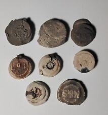 8 lead Railroad boxcar seals found in Central Virginia, buy now for $12.00 picture