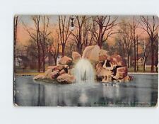 Postcard Military Park Fountain, Indianapolis, Indiana picture