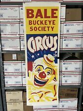 Vintage Bale Buckeye Society Circus Poster picture