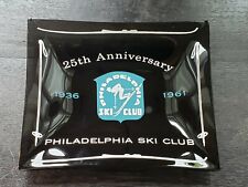 1961 Philadelphia Ski Club Glass Ashtray picture