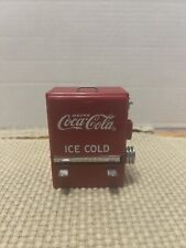 Vintage 1995 Coca Cola Toothpick Holder Dispenser Coke Logo Soda Pop Red & White picture