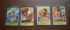 One Piece SR Sabo, Luffy, Ace and Garp Mint Lot (D) picture