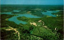 Vintage Postcard Aerial View of Lake of the Ozarks Missouri MO              Y363 picture