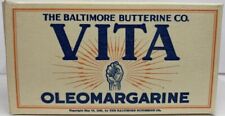 Oleomargarine Boxes Vintage Lot Set of 12 Original Waxed Containers NOS 1920s picture