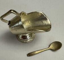 Vintage Mini Tiny Sugar Scuttle and Scoop picture