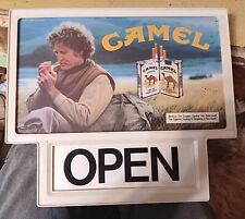 A 1983 Camel Cigarette Open/Closed Two Sided Sign picture