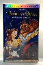 Vintage DISNEY VHS: 1991 BEAUTY & THE BEAST - Special Edition - Platinum Edition picture