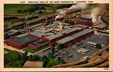 Linen PC Birds Eye View of the Mead Corporation in Kingsport, Tennessee~137663 picture