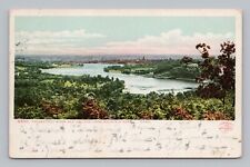 Postcard UDB Connecticut River & Holyoke from Mountain Park CT c1906 picture