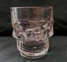 Skull Shot Glass Clear Halloween picture