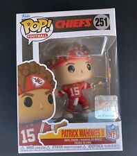 NFL Kansas City Chiefs Patrick Mahomes II Funko Pop  #251 In Stock NEW w/Protec picture