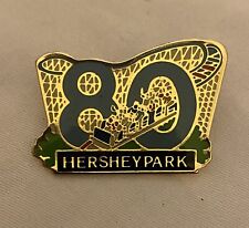 Vintage Hersheypark 80th Anniversary Roller Coaster pinback Hershey PA picture