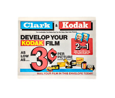 Vintage Clark Photo Labs Kodak Film Drop Color Picture Processing Envelope 1986 picture