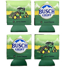 Busch Light | John Deere | For The Farmers | 12oz Can Koozie Coolie (Qty 4) picture
