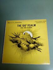 THE 100TH PSALM RPM LP BY REV. C.L. FRANKLIN RARE VINTAGE picture