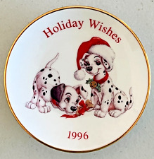 Vintage 1996 Disney 101 Dalmations Hallmark Keepsake Ornament Collector's Plate picture