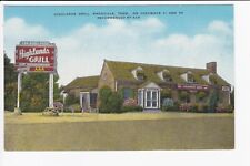 Highlands Grill Knoxville Tennessee Recommended By AAA Restaurant Linen Postcard picture