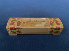 Russian Hand-Carved & Painted Wooden Trinket Troika Box picture
