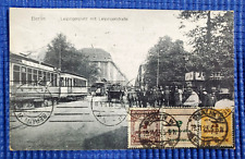 Vintage 1923 Leipziger Platz Square Berlin Germany Street Cars Postcard picture