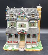 Lemax Davis Residence Christmas Village Lighted House Read picture