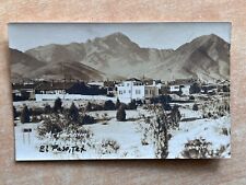 Alexander Photo Postcard EL PASO TX Texas Mt Franklin from Mommoviw Porch c.1920 picture