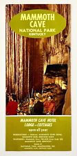 1972 Mammoth Cave National Park KY Hotel Lodge Cottages Vintage Travel Brochure picture