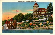 Hopewell Hall at Thousand Islands New York NY 1930s Linen Postcard Unused picture