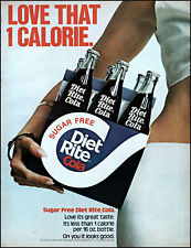 1974 Woman's waistline Diet Rite Cola Royal Crown RC vintage photo print ad L25 picture