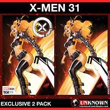 [2 PACK] X-MEN 31 UNKNOWN COMICS EXCLUSIVE DAVID NAKAYAMA VAR (02/07/2024) picture
