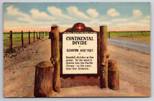 Vintage Postcard Continental Divide Highways US 70 & US 90 New Mexico picture