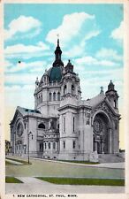 New Roman Cathedral St. Paul Minnesota Vintage White Border Post Card picture