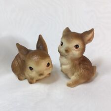 2” Lefton Bunny Rabbit Pair, Vintage Porcelain, #04763, Adorable Collectible❤️ picture
