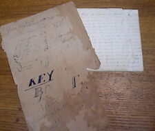 Antique 1848 School Copy Book - Filled Up - Myerstown Pennsylvania picture