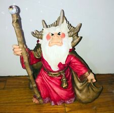 1988 The World Of Krystonia Large Figurine Evil Lord N'Borg w/Staff #1092 picture