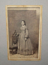 Antique 1865-66 Tax Stamp CDV Photo Prof Couch Drawing Sketching Painting Ohio picture